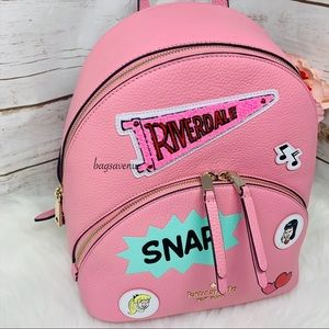 Kate spade riverdale Archie comics backpack pink